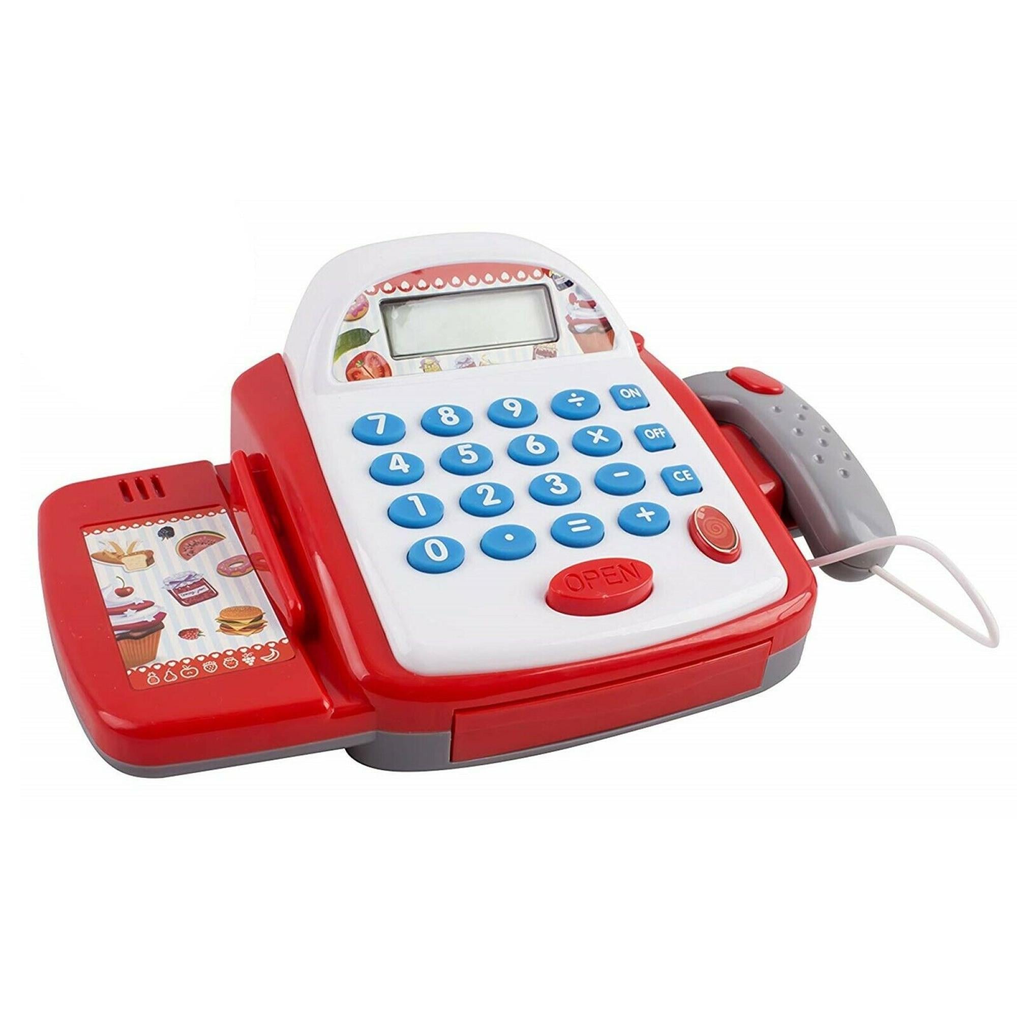 JUGUETE CAJA REGISTRADORA CON ACCESORIOS Y SONIDOS INFANTIL - 1