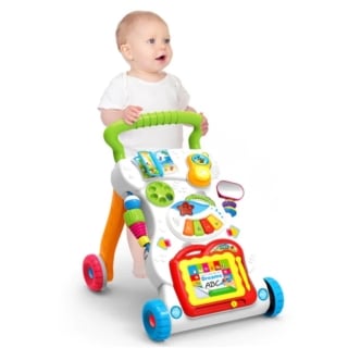 JUGUETE DIDÁCTICO CAMINADORA CON LUZ Y SONIDO BEBES MULTICOLOR - 1