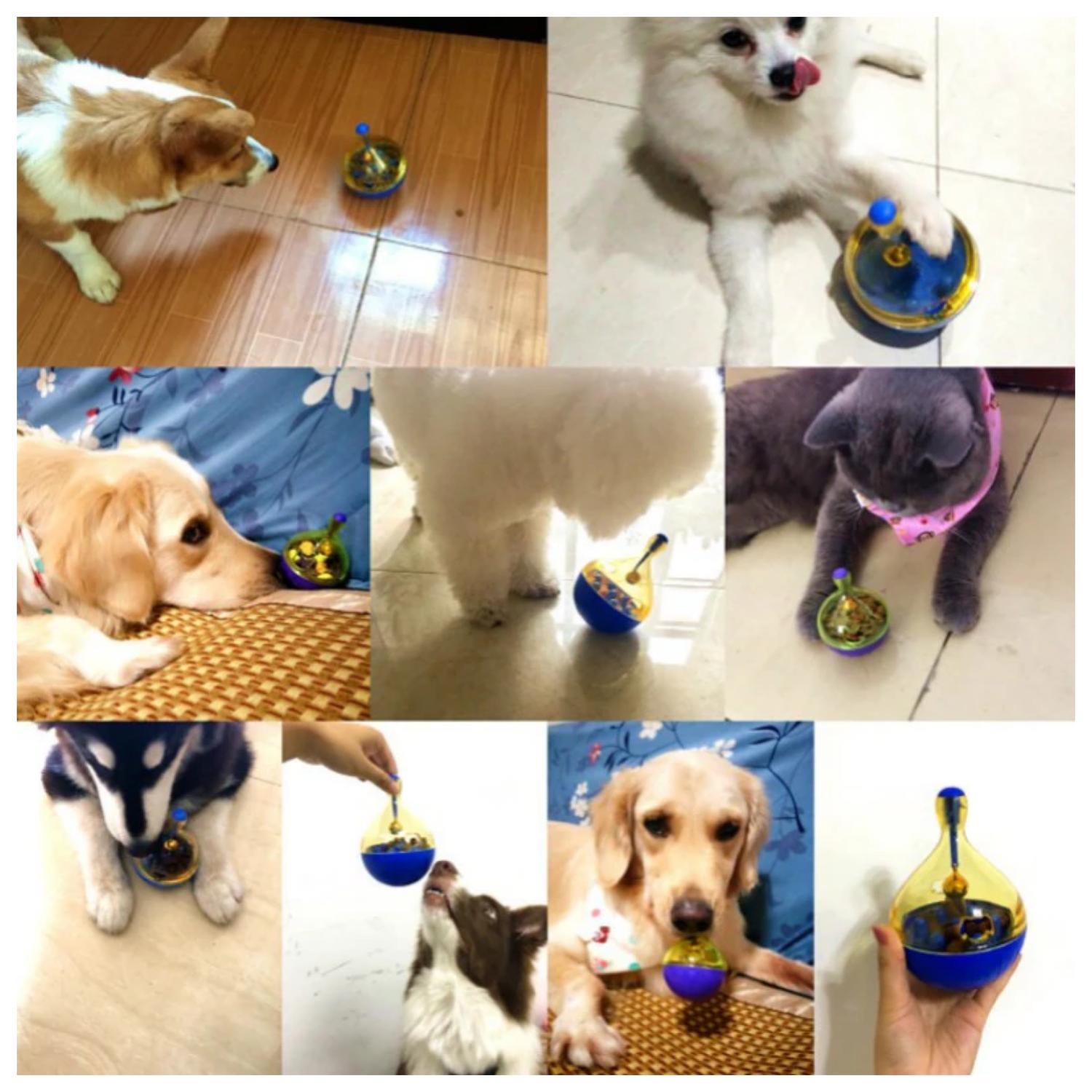 JUGUETE MASCOTAS CACHORROS CAMPANA ALIMENTADORA - 3