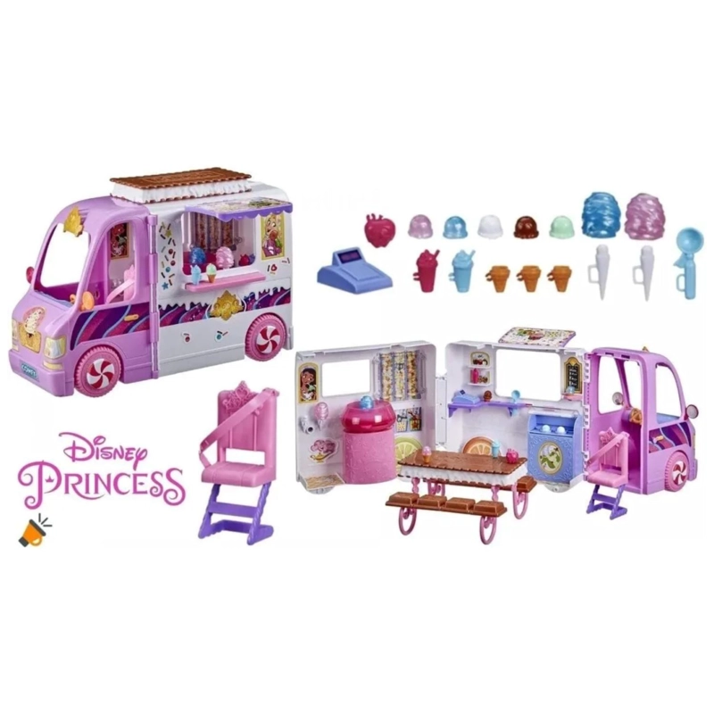 JUGUETE CAMION DE HELADOS CON ACCESORIOS INFANTIL DISNEY PRINCESS - 3