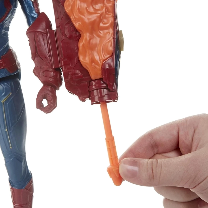 JUGUETE FIGURA DE ACCION CAPITANA MARVEL 30CM ACCESORIOS HASBRO - 3