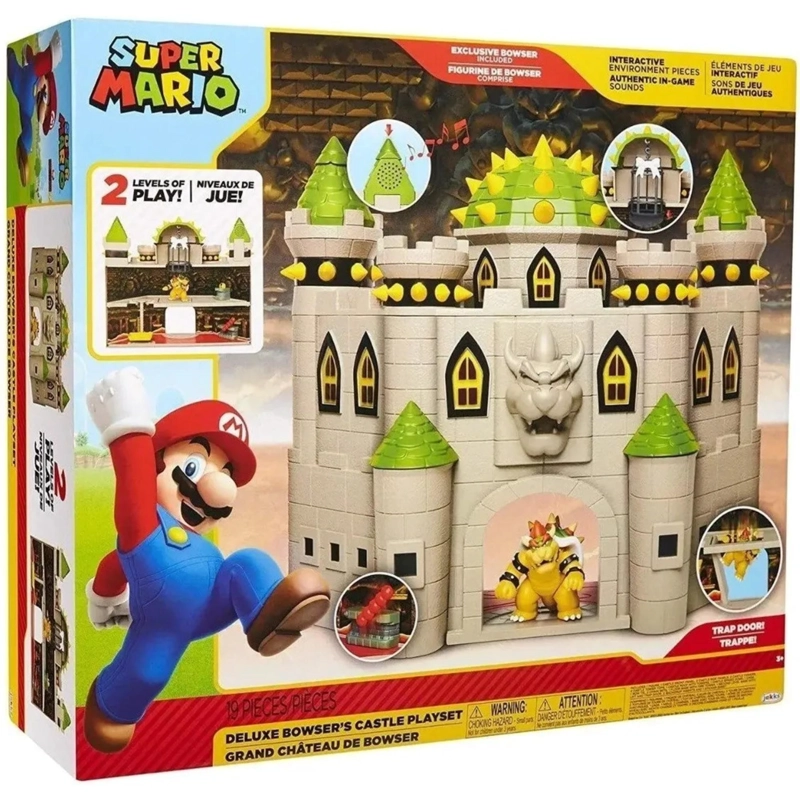 JUGUETE ESCENA BATALLA CASTILLO DE BOWSER MARIO NINTENDO - 4