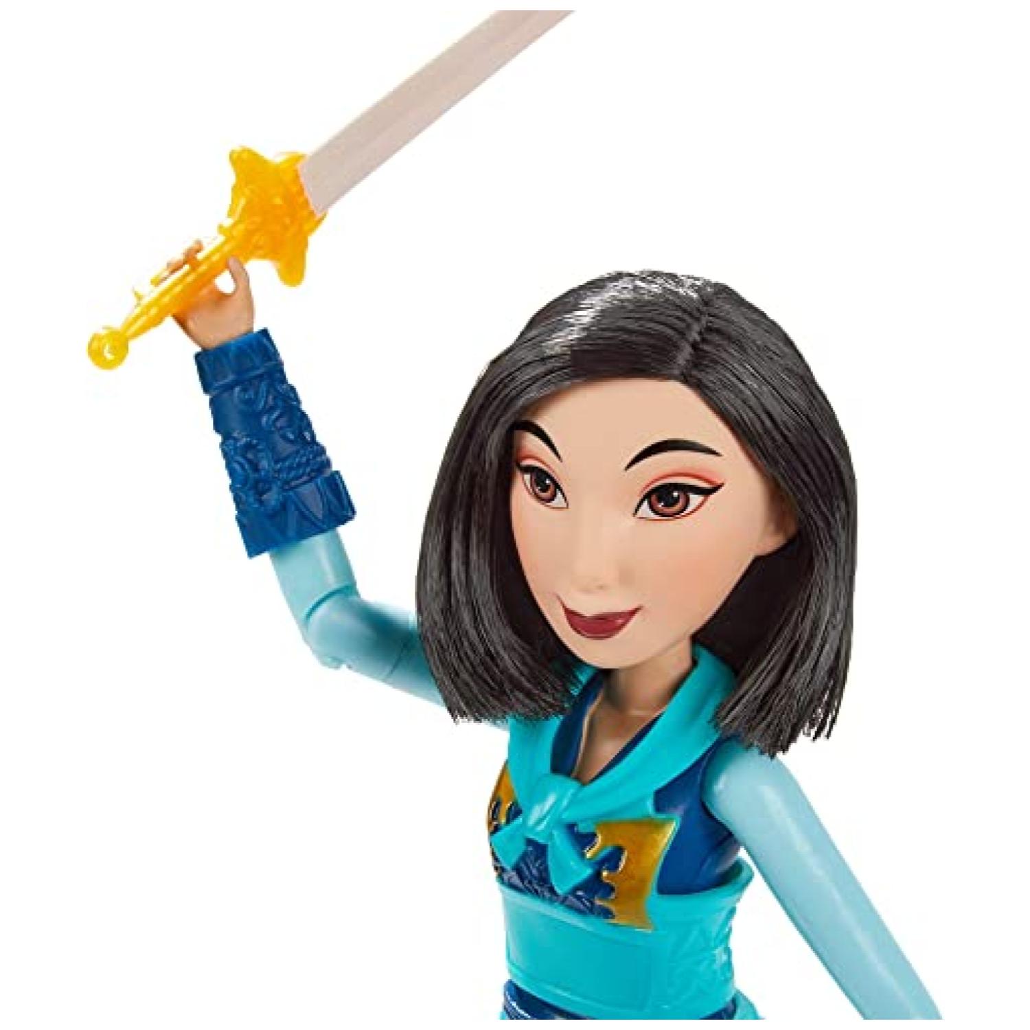 FIGURA DE ACCION HASBRO ACERO JUGUETE MULAN GUERRERA 30 CM - 3
