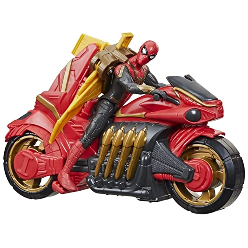 JUGUETE FIGURA DE ACCION SPIDER MAN ARACNOJET Y MOTO HASBRO - 2