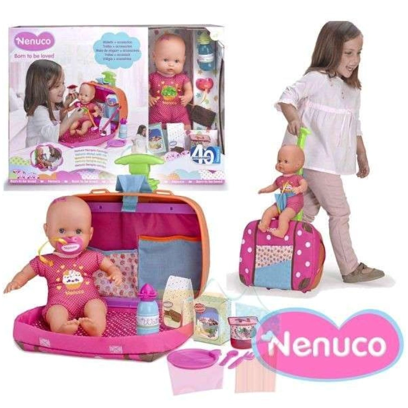 JUGUETE MUÑECA NENUCO ACERO MALETIN Y ACCESORIOS - 3