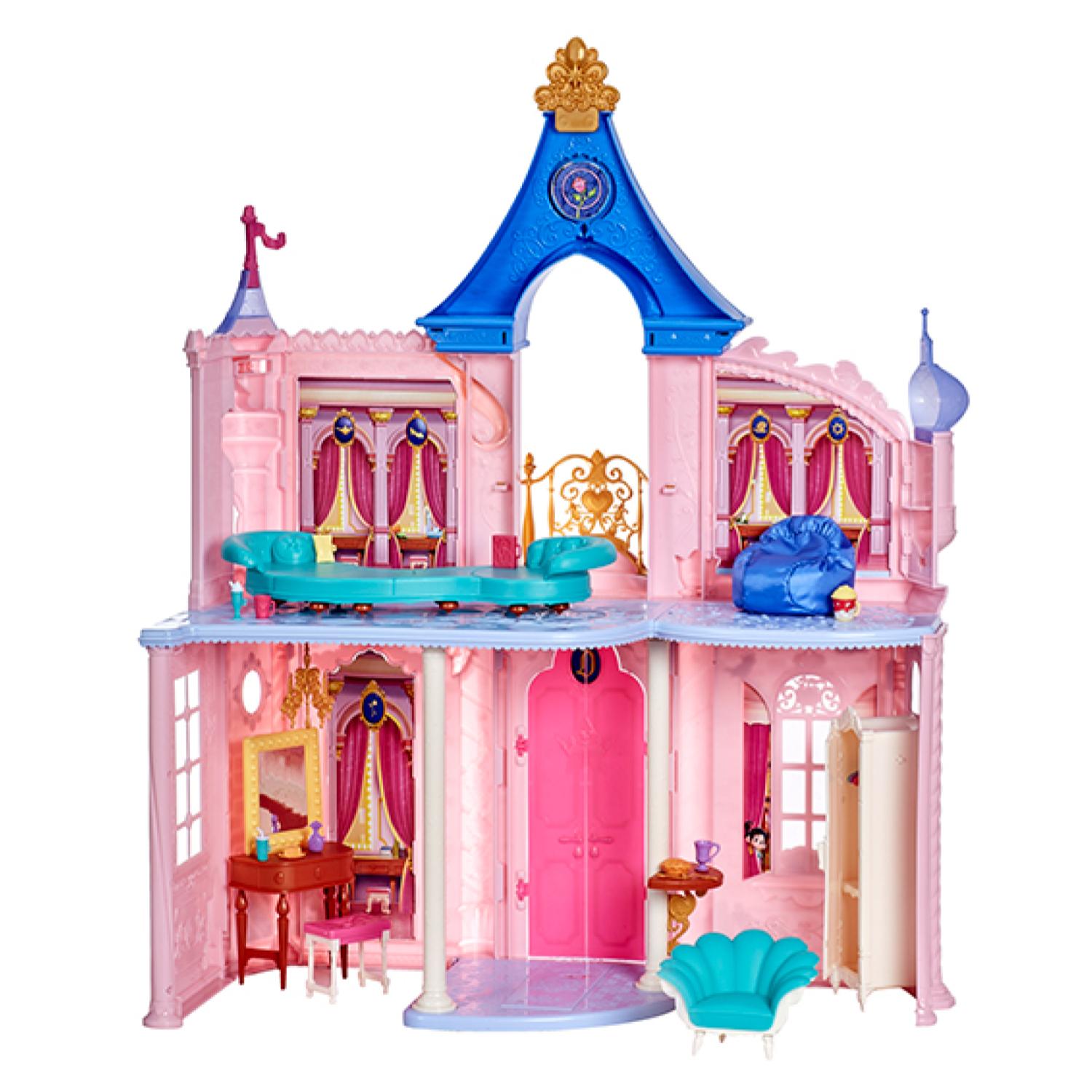 JUGUETE HASBRO CASA CASTILLO DE PINCESAS 16 ACCESORIOS ROSADO - 1