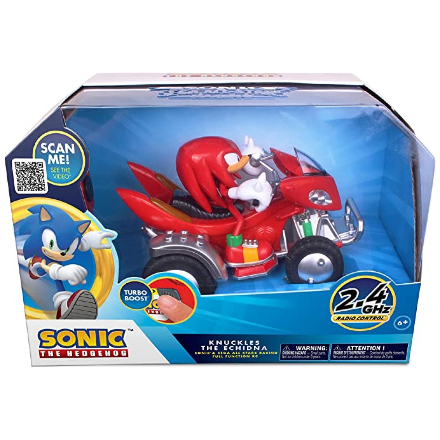 AUTO A CONTROL REMOTO TOTALUPGRATE ACERO JUGUETE FIGURA KNUCKLES SONIC THE HEDGEHOG - 4