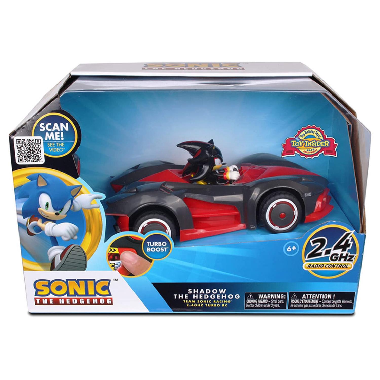 AUTO A CONTROL REMOTO TOTALUPGRATE ACERO JUGUETE FIGURA SHADOW SONIC THE HEDGEHOG - 4