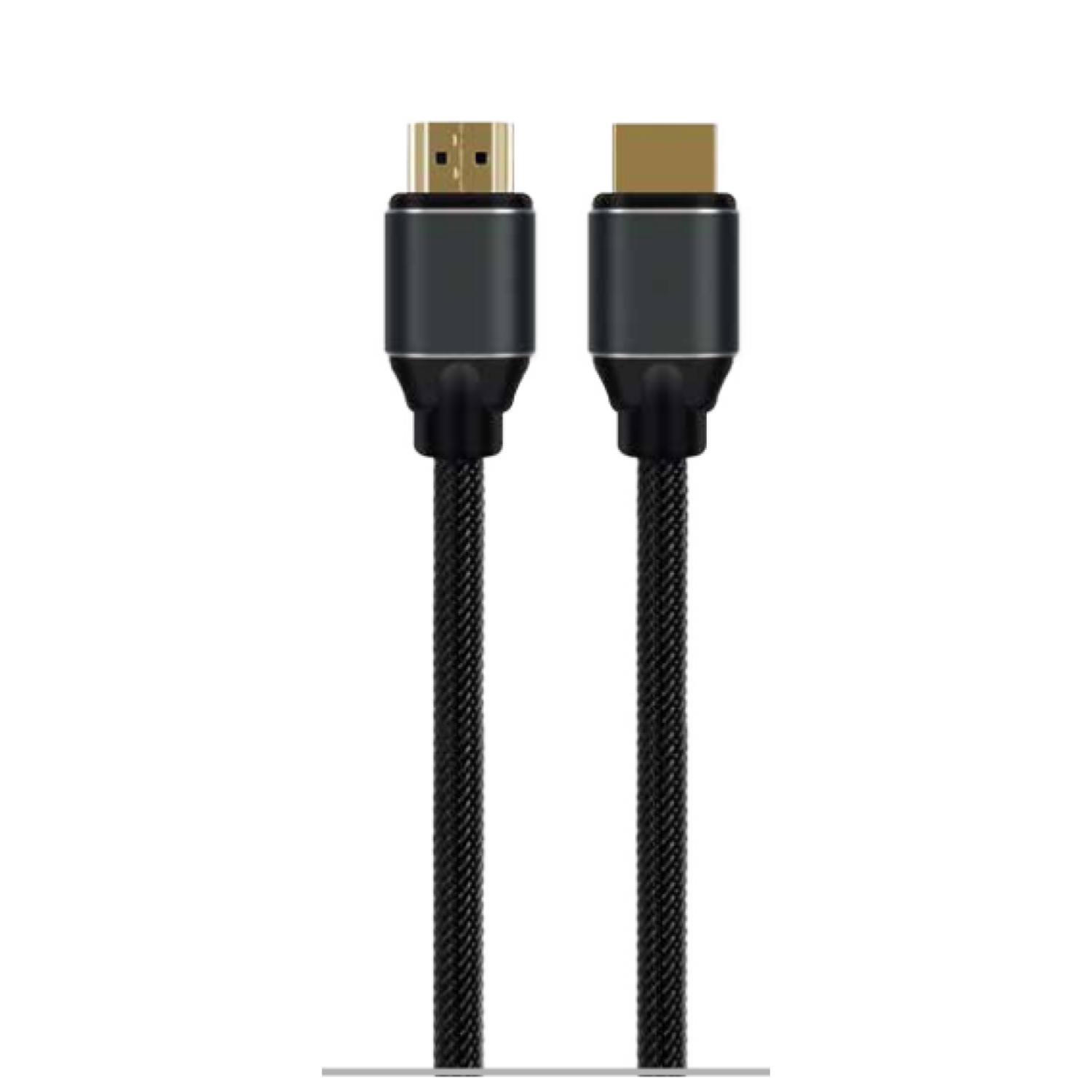 CABLE HDMI TRENZADO 8K UHD 1.5MTS NEGRO TECNOLAB - 1