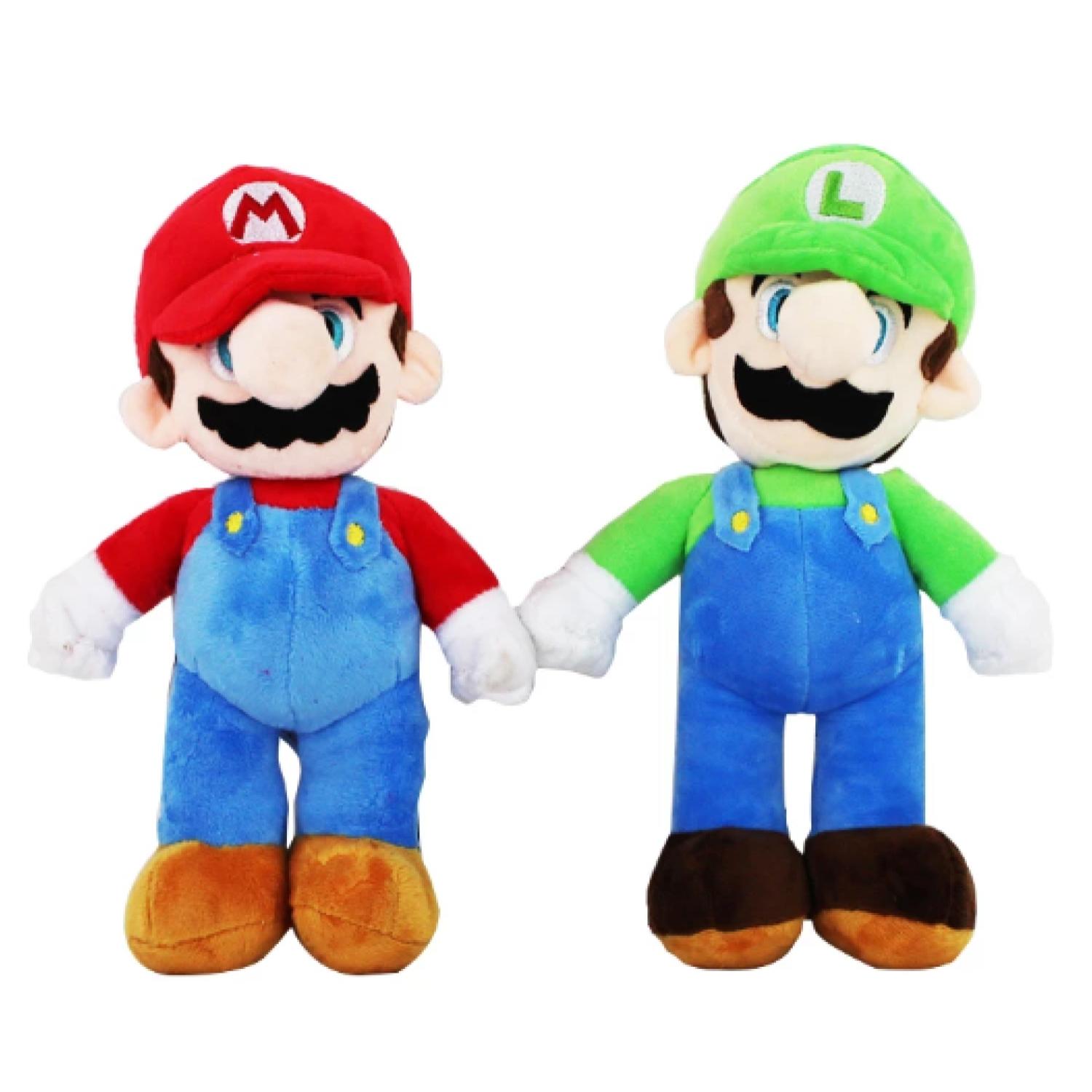 PELUCHE TOTALUPGRATE JUGUETE PACK X2 MARIO Y LUIGGI 28 CM INFANTIL - 1