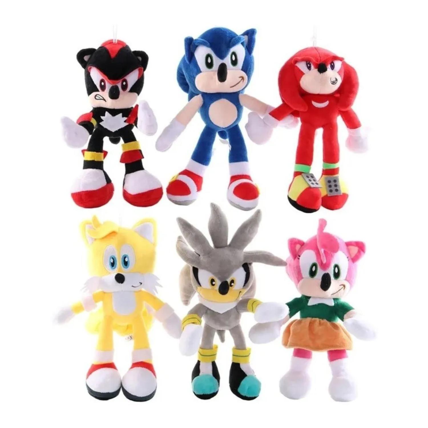 PACK FIGURAS TOTAL CLICK AZUL JUGUETE SONIC COLECCIONABLES 6 PIEZAS SONIC - 1