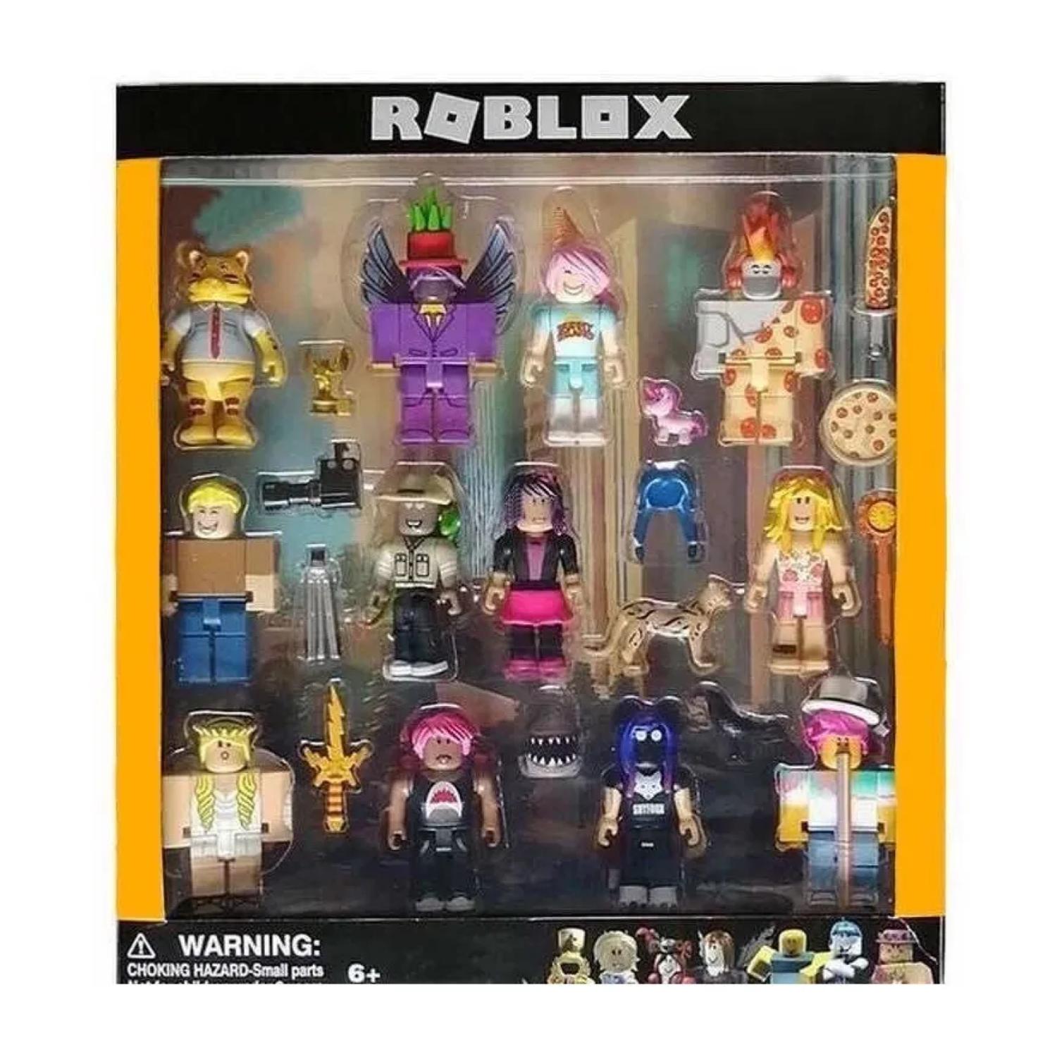 JUGUETE TOTALUPGRATE SET 12 FIGURAS ROBLOX 7 CM SERIE 2 PIZZA ACCESORIOS - 1