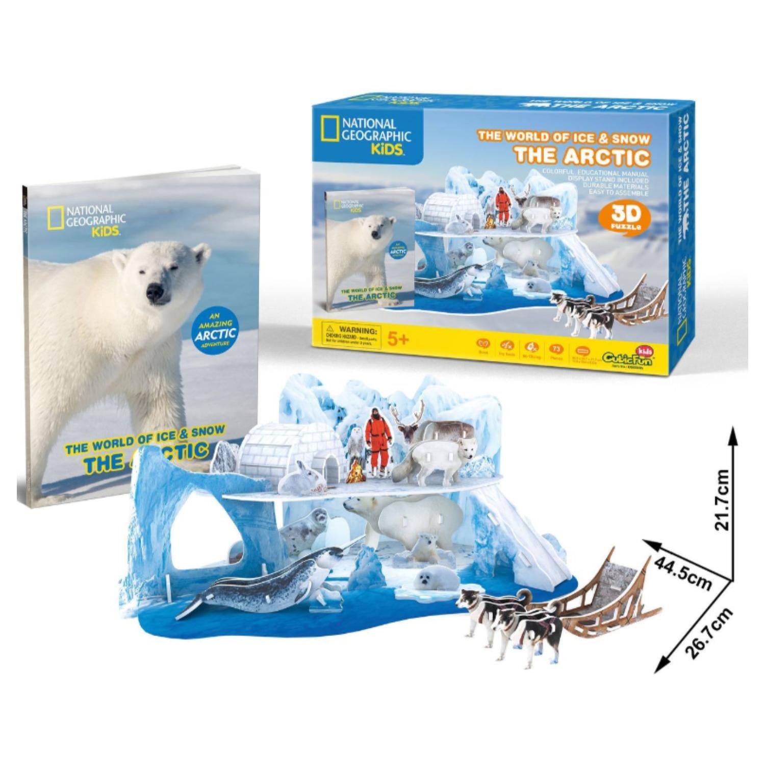 JUGUETE TOTALUPGRATE PUZZLE ARMABLE 3D AVENTURAS SUBMARINAS 63 PIEZAS - 1