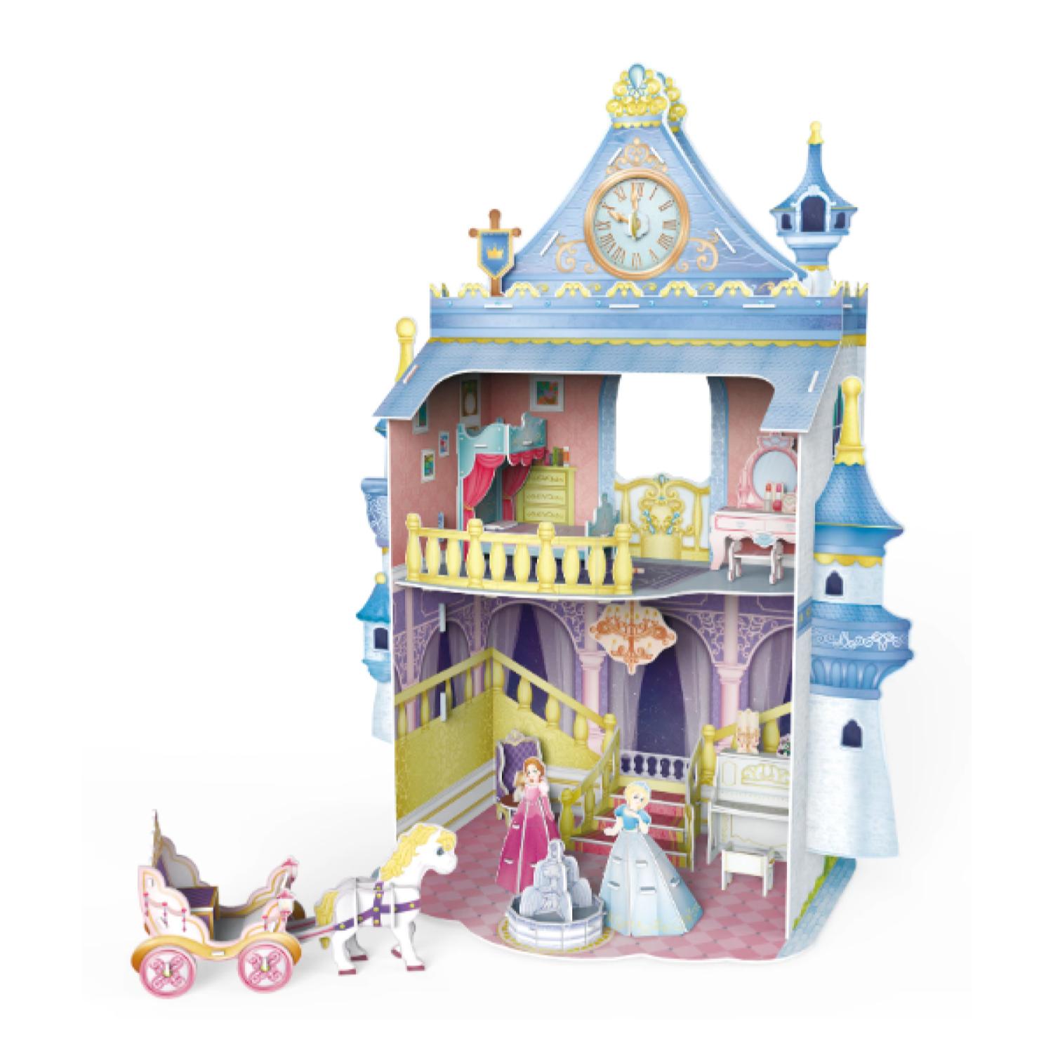 JUGUETE TOTALUPGRATE CASTILLO ARMABLE CUENTO DE HADAS 3D CON ACCESORIOS - 1
