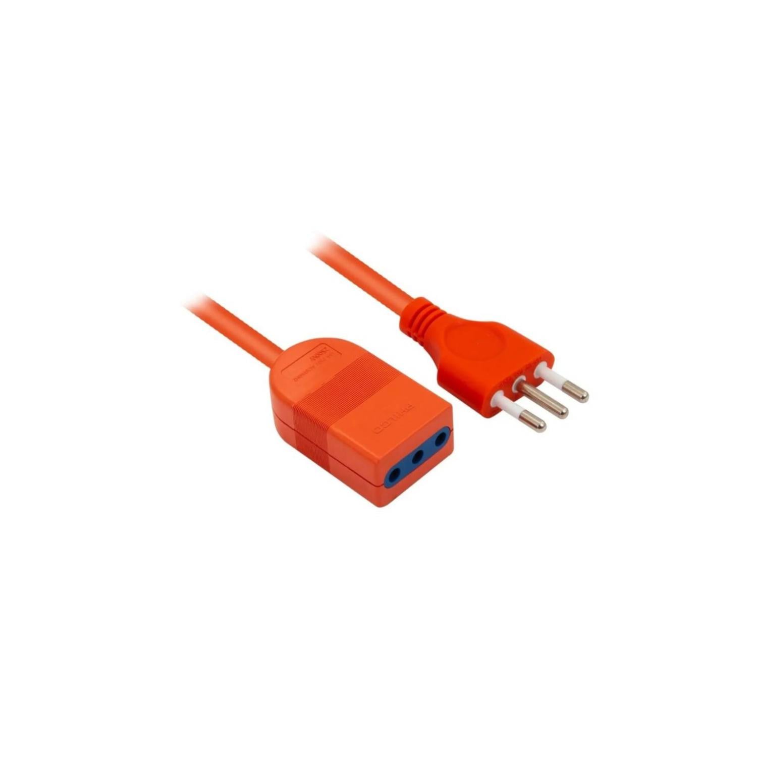 EXTENSION ALARGADOR PHILCO 15 MTS 2500 W NARANJO XT50 - 3