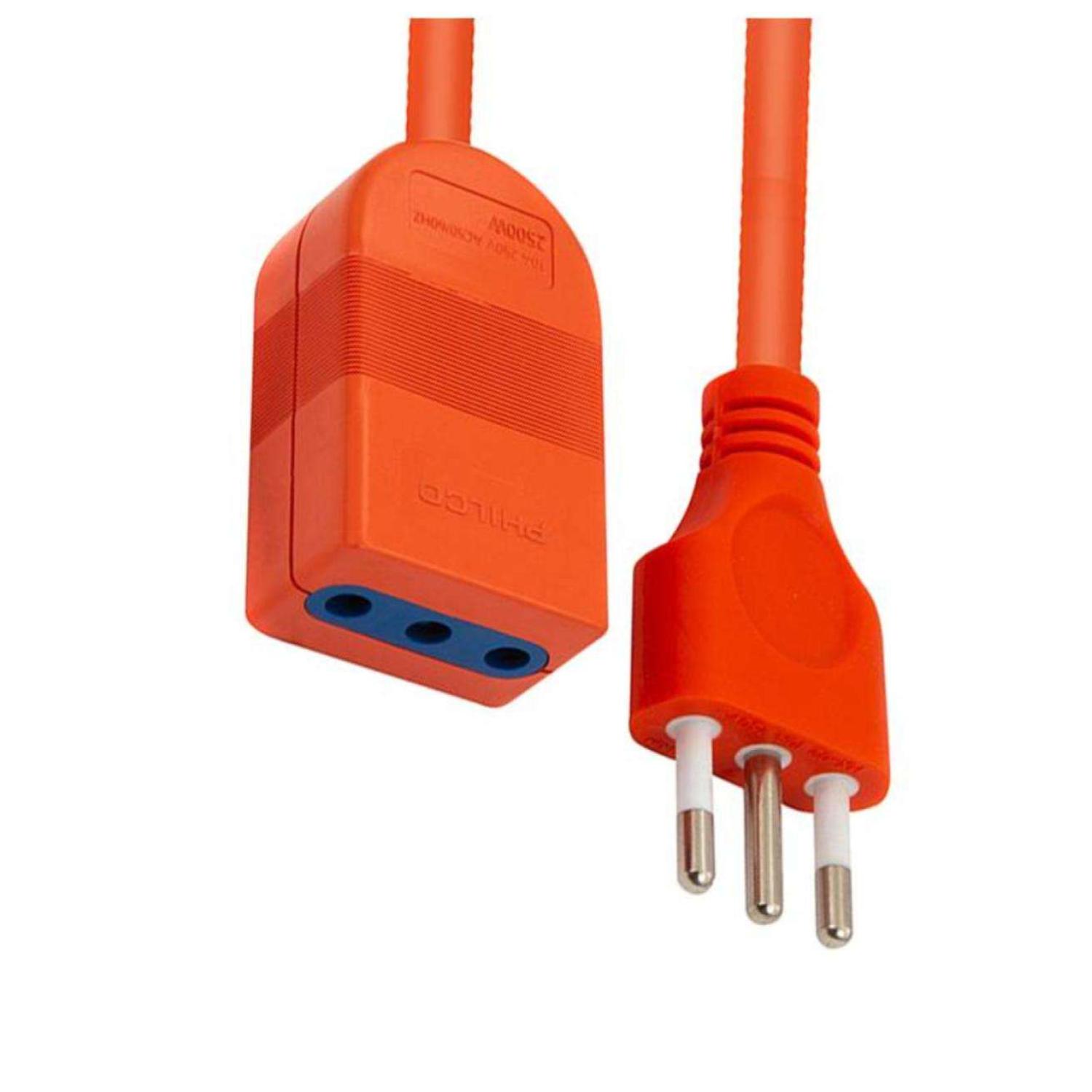 EXTENSION ALARGADOR PHILCO 15 MTS 2500 W NARANJO XT50 - 5