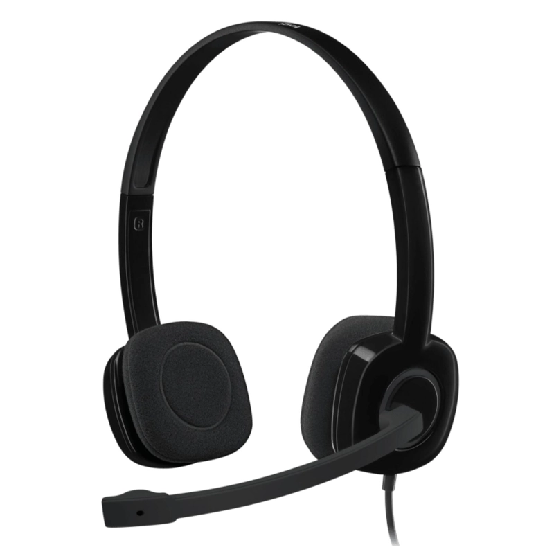 AUDÍFONOS LOGITECH OVER EAR ESTEREO H151 MICRÓFONO CONECTOR JACK 3.5MM - 1