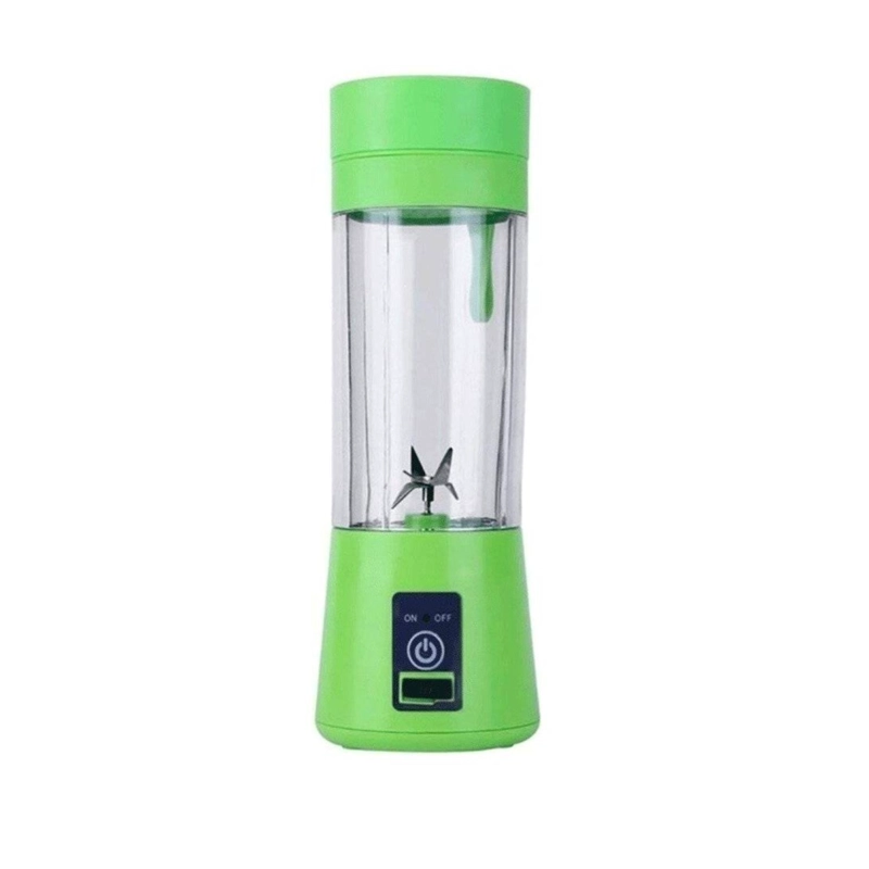JUGUERA LICUADORA BATIDORA JUGOS PORTATIL RECARGABLE USB VERDE - 2
