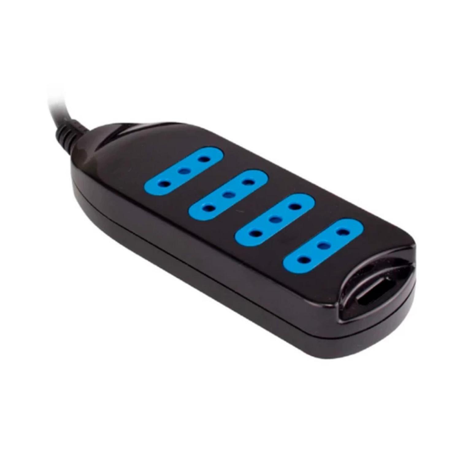 ALARGADOR EXTENSION 4 ENTRADAS 1.5MTS EN COLOR BLANCO PHILCO - 1