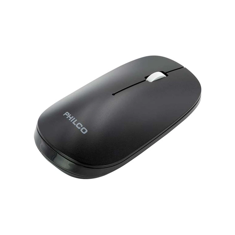 MOUSE INALAMBRICO USB 3 BOTONES 1600 DPI NEGRO PHILCO PRO - 2