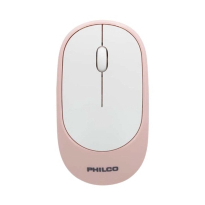 MOUSE INALAMBRICO USB SILENCIOSO 3 BOTONES ROSADO PHILCO PRO
