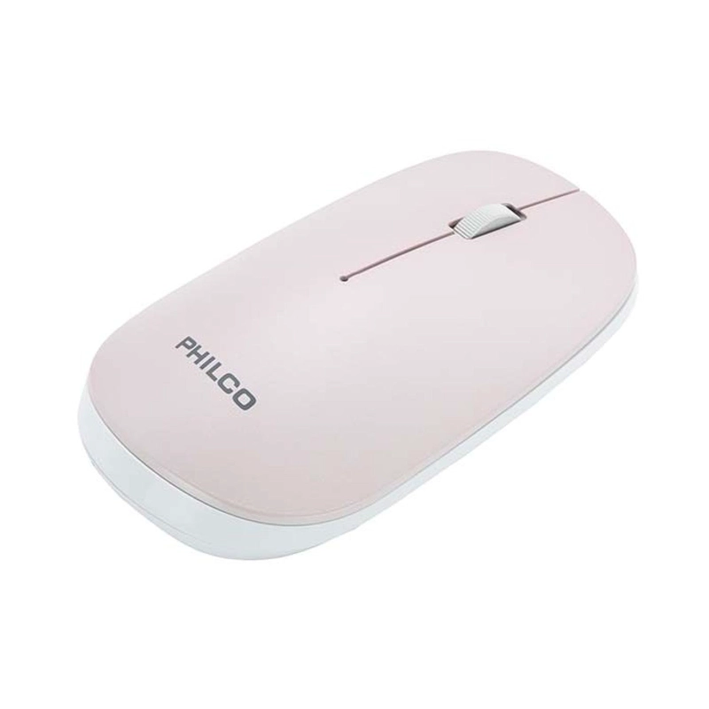 MOUSE INALAMBRICO USB 3 BOTONES 1600 DPI ROSADO PHILCO PRO