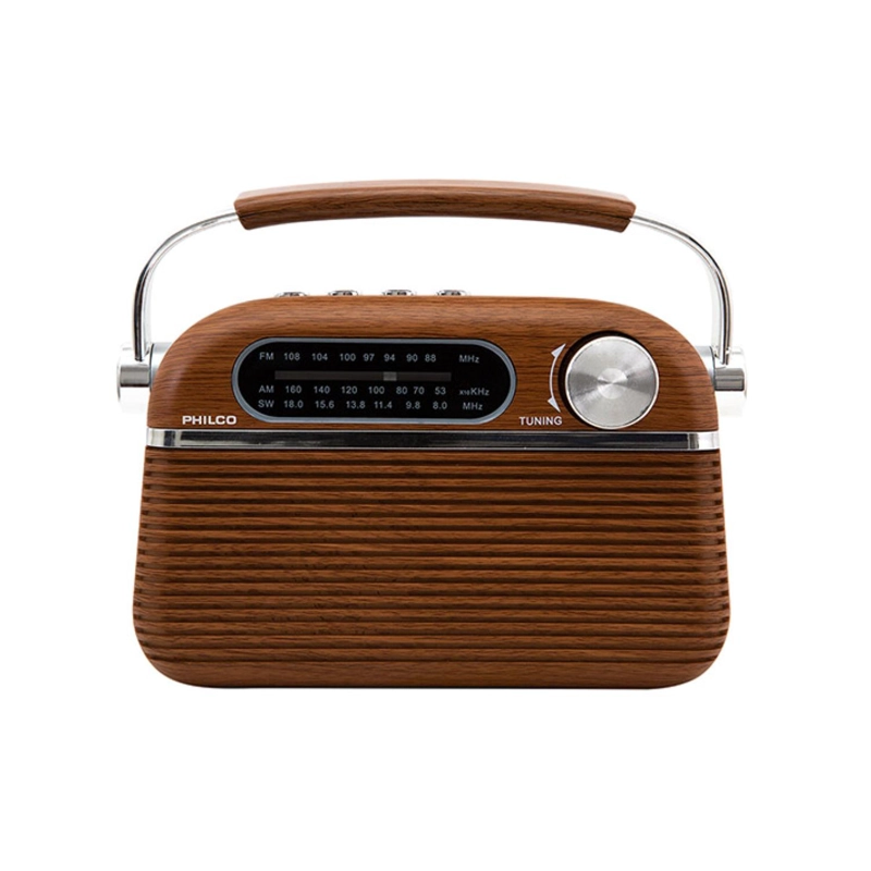 BLUETOOTH PHILCO RADIO VINTAGE AM FM USB CAFE VT329 - 1