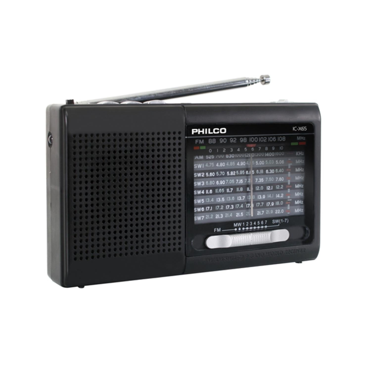RADIO MULTIBANDA CON USB MICRO SD RECARGABLE ICX65 PHILCO - 2