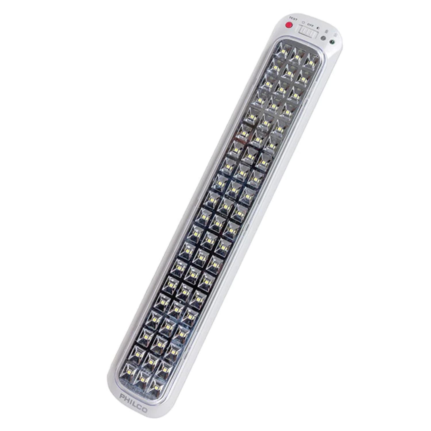 LAMPARA DE EMERGENCIA 60 LED 3W IP20 BLANCO PHILCO - 1
