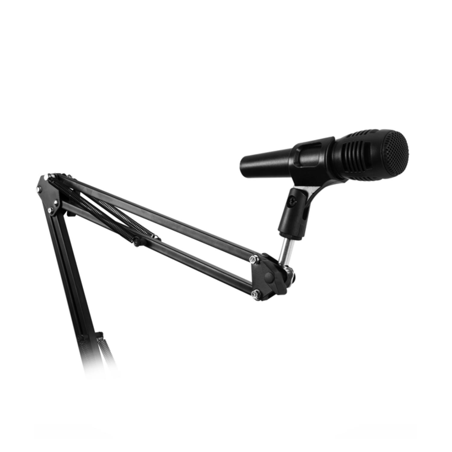 SOPORTE PHILCO STAND ATRIL METALICOC FLEXIBLE MICRÓFONO NEGRO - 1