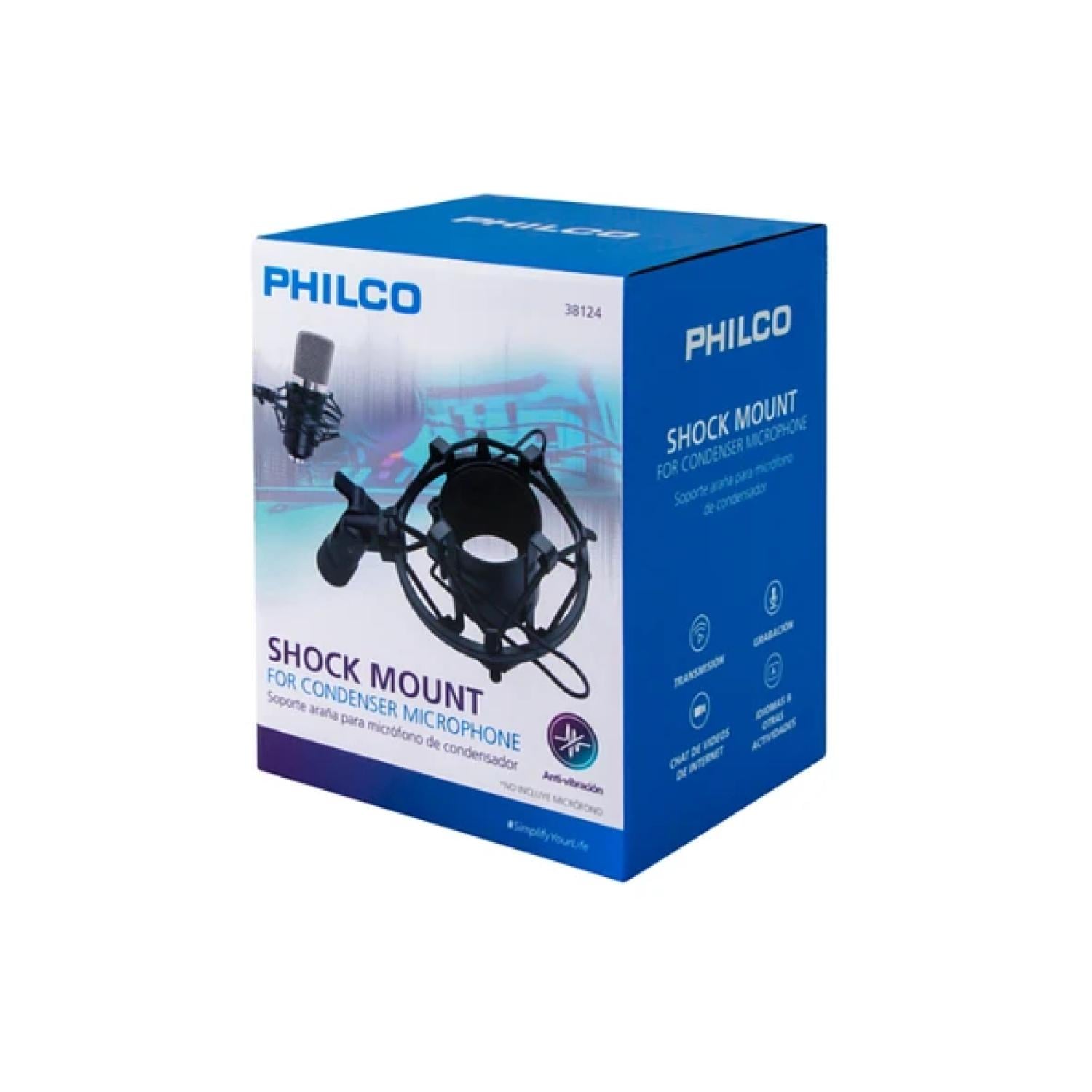 SOPORTE PHILCO TIPO ARAÑA MICRÓFONO ESTUDIO - 2