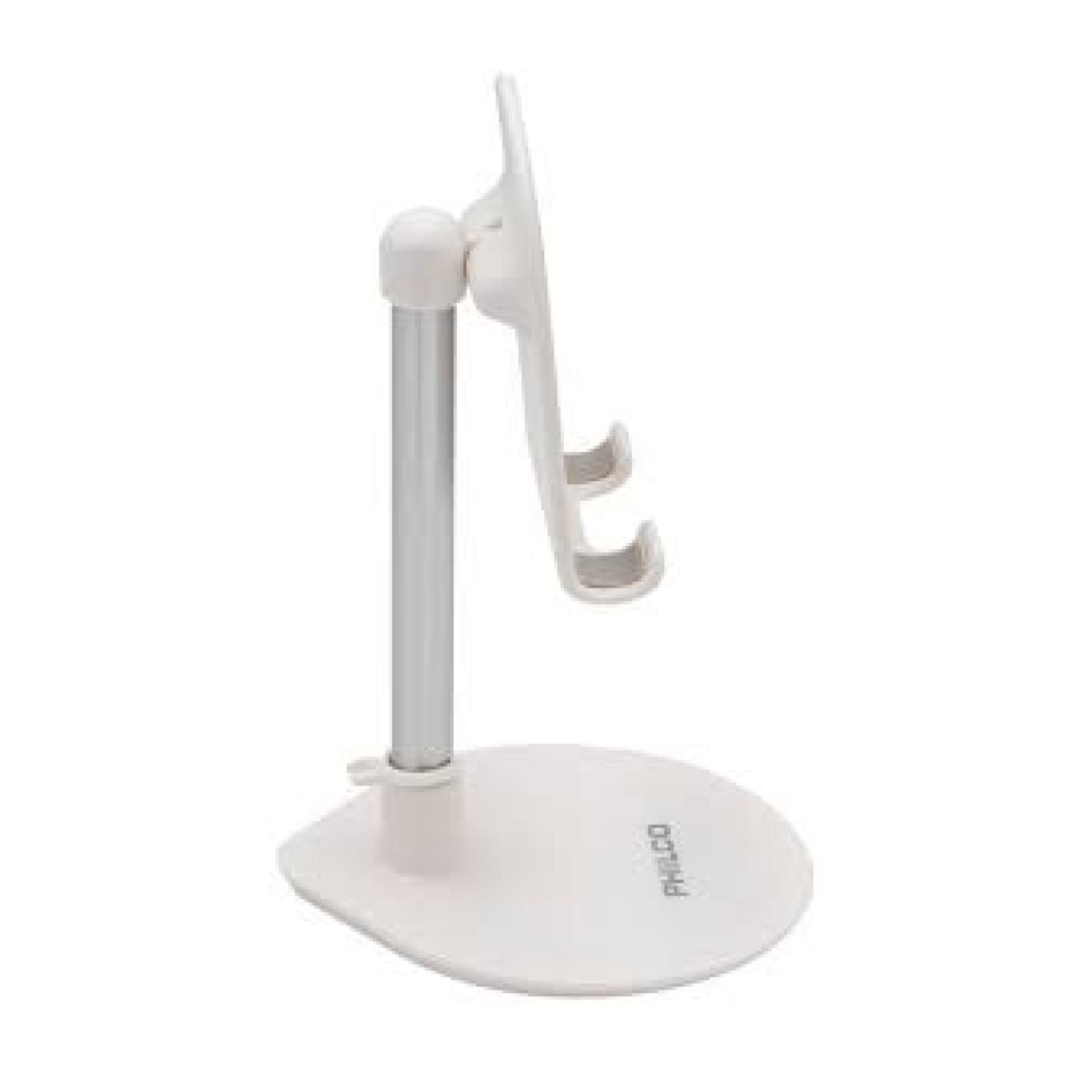 SOPORTE PHILCO SOBREMESA PARA CELULAR AJUSTABLE BLANCO - 2