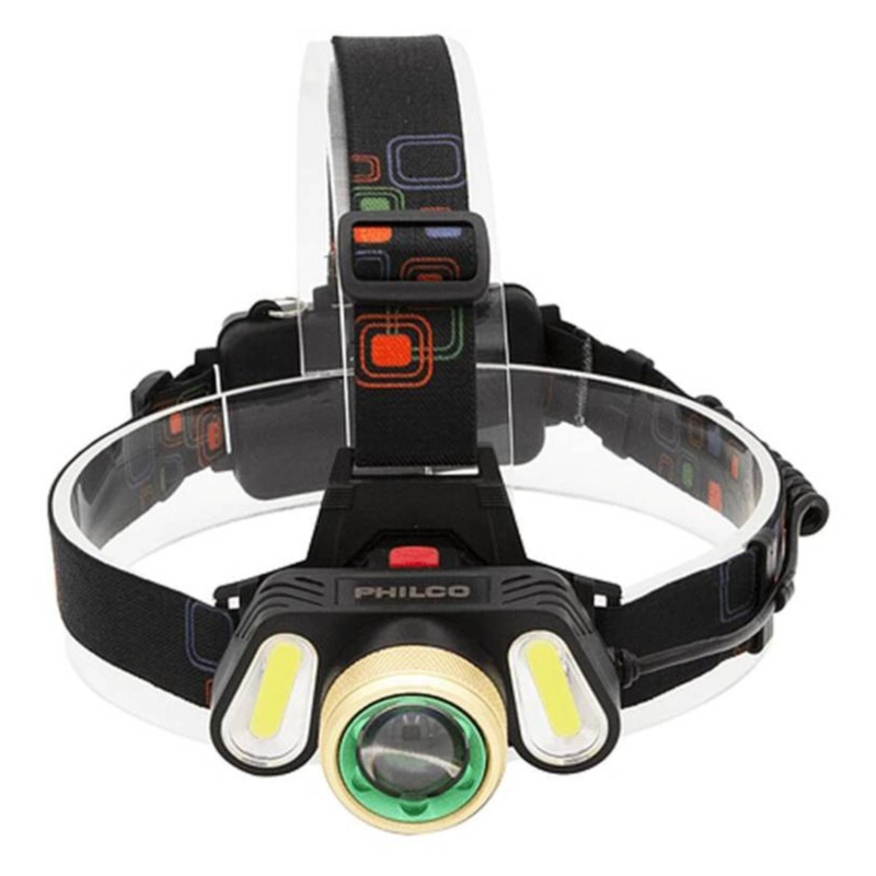 LINTERNA LED 1000 LUMENES DE CABEZA TIPO CINTILLO PHILCO - 1