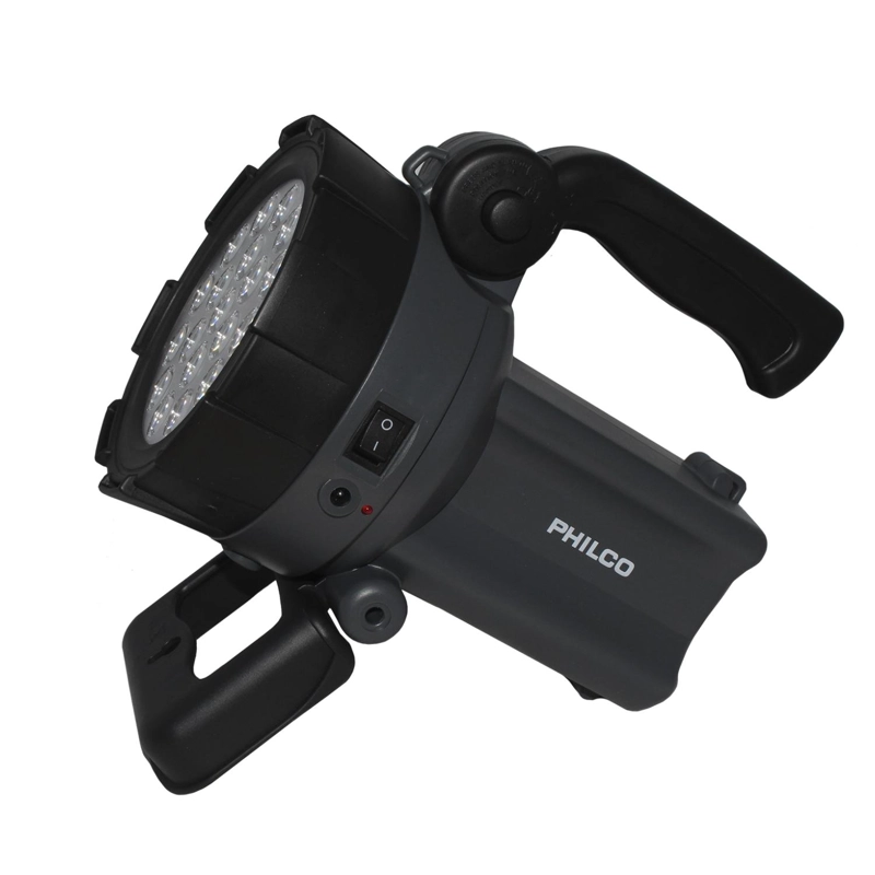 LINTERNA FOCO RECARGABLE 19LED ALTO BRILLO EN COLOR NEGRO PHILCO - 2