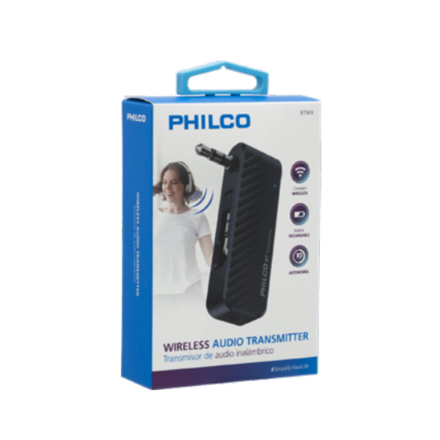TRANSMISOR DE AUDIO PHILCO BLUETOOTH 5.1 NEGRO BT569 - 2