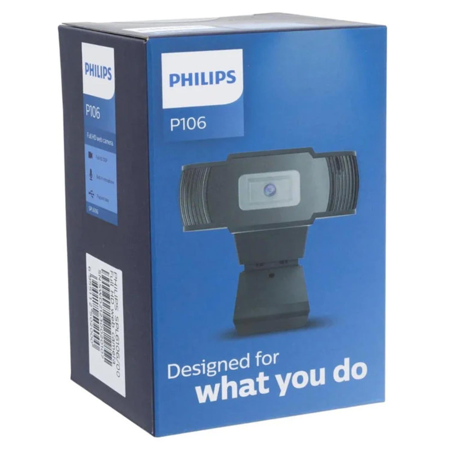 CAMARA WEB WEBCAM USB HD 720P 30 FPS NEGRO SPL6106 PHILIPS - 3