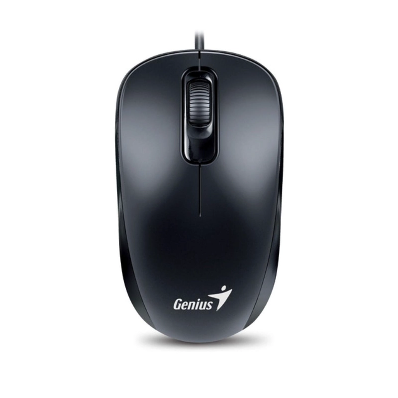 MOUSE GENIUS ALÁMBRICO  3 BOTONES 1000DPI DX-110 NEGRO - 1