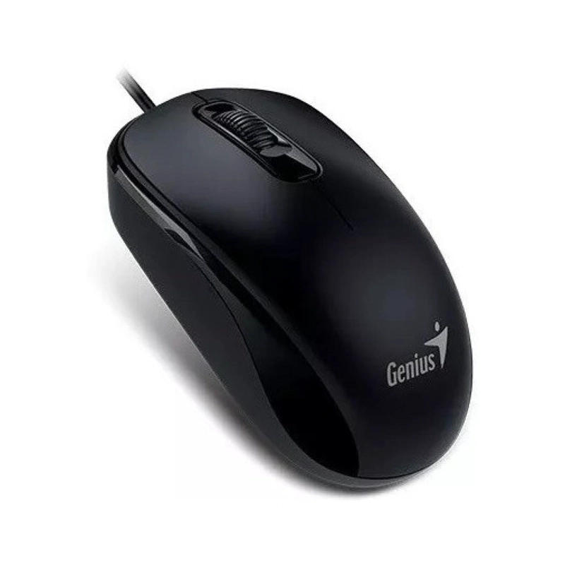 MOUSE GENIUS ALÁMBRICO  3 BOTONES 1000DPI DX-110 NEGRO - 2