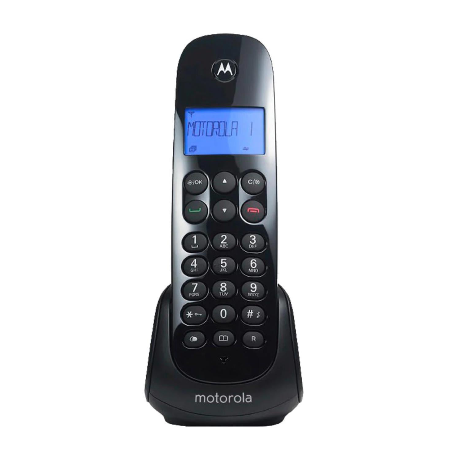 TELEFONO SOBREMESA DIGITAL INALAMBRICO NEGRO M700 MOTOROLA - 1