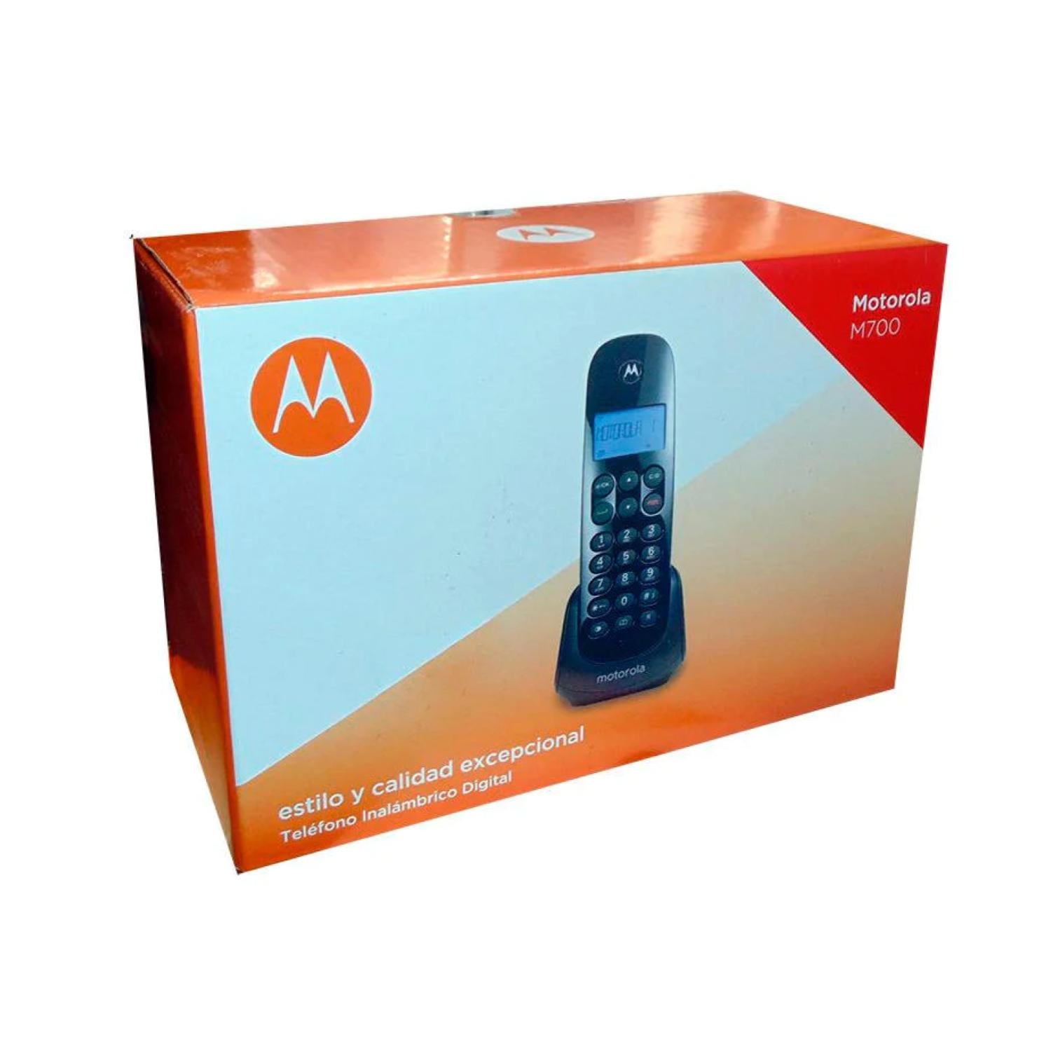 TELEFONO SOBREMESA DIGITAL INALAMBRICO NEGRO M700 MOTOROLA - 2