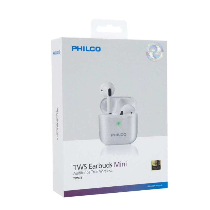 AUDÍFONOS PHILCO MINI TWINS RECARGABLES TLW3B BLUETOOTH - 2
