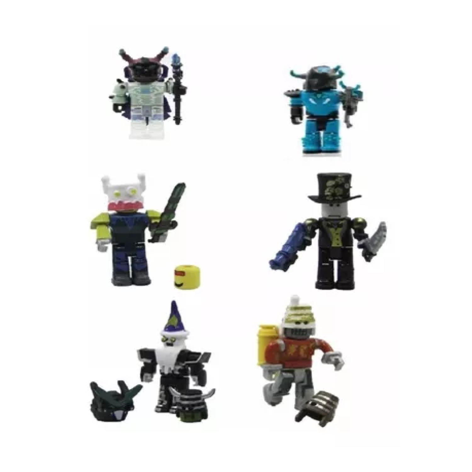 SET 6 FIGURAS TOTAL CLICK JUGUETE ROALOX 5 CM CON ACCESORIOS - 1