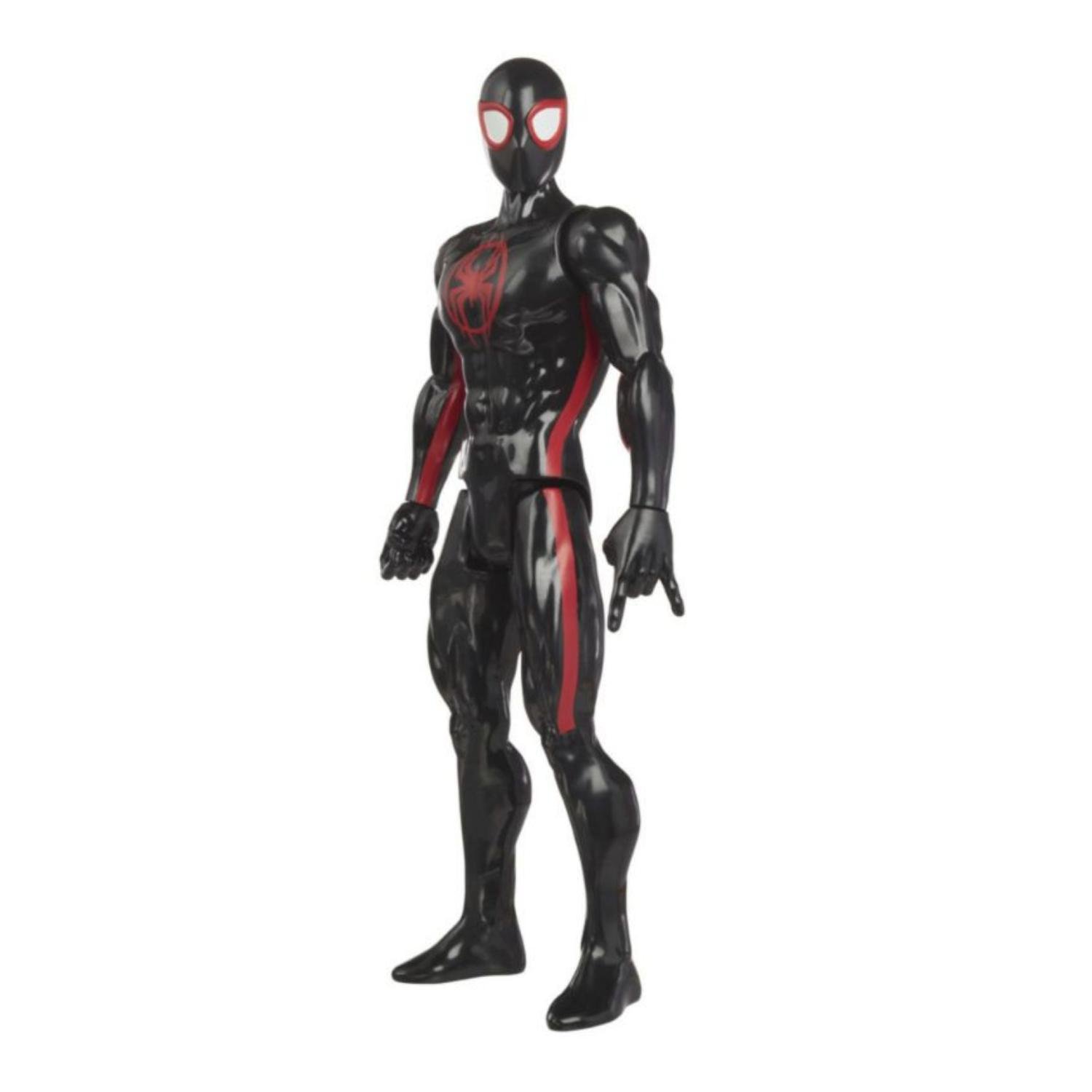 FIGURA DE ACCION TOTAL CLICK NEGRO JUGUETE MILESMORALES TITAN HERO SERIES HASBRO - 1