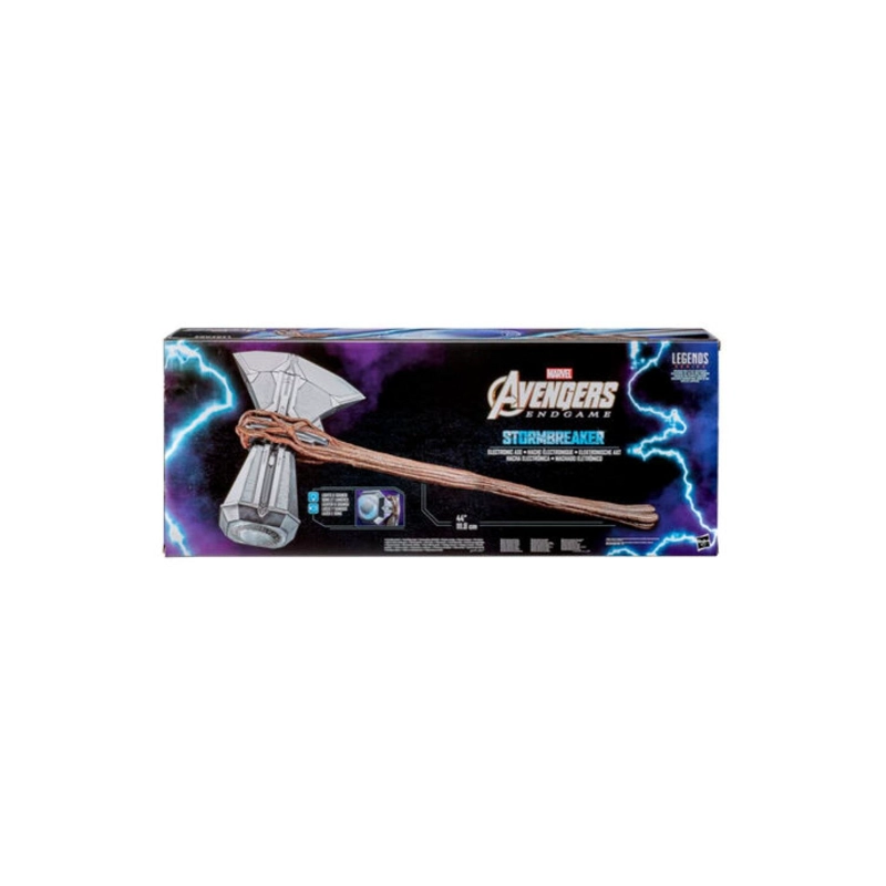 JUGUETE FIGURA TOTAL CLICK HACHA ELECTRONICA STORMBREAKER 36 CM MARVEL HASBRO - 1