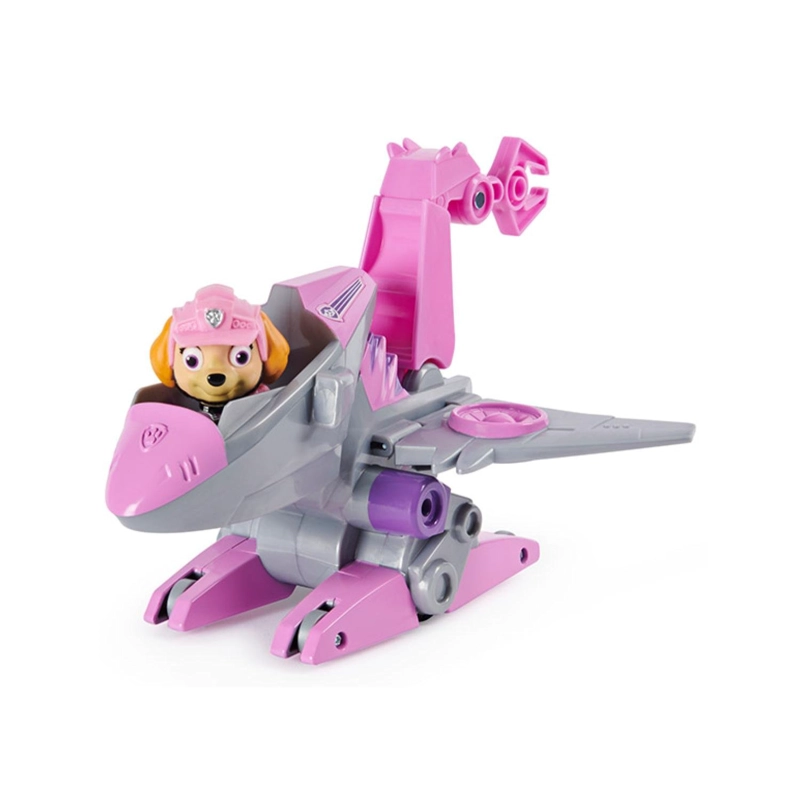 JUGUETE SKYE DINO RESCATE GRIS FRICCION PAW PATROL - 1