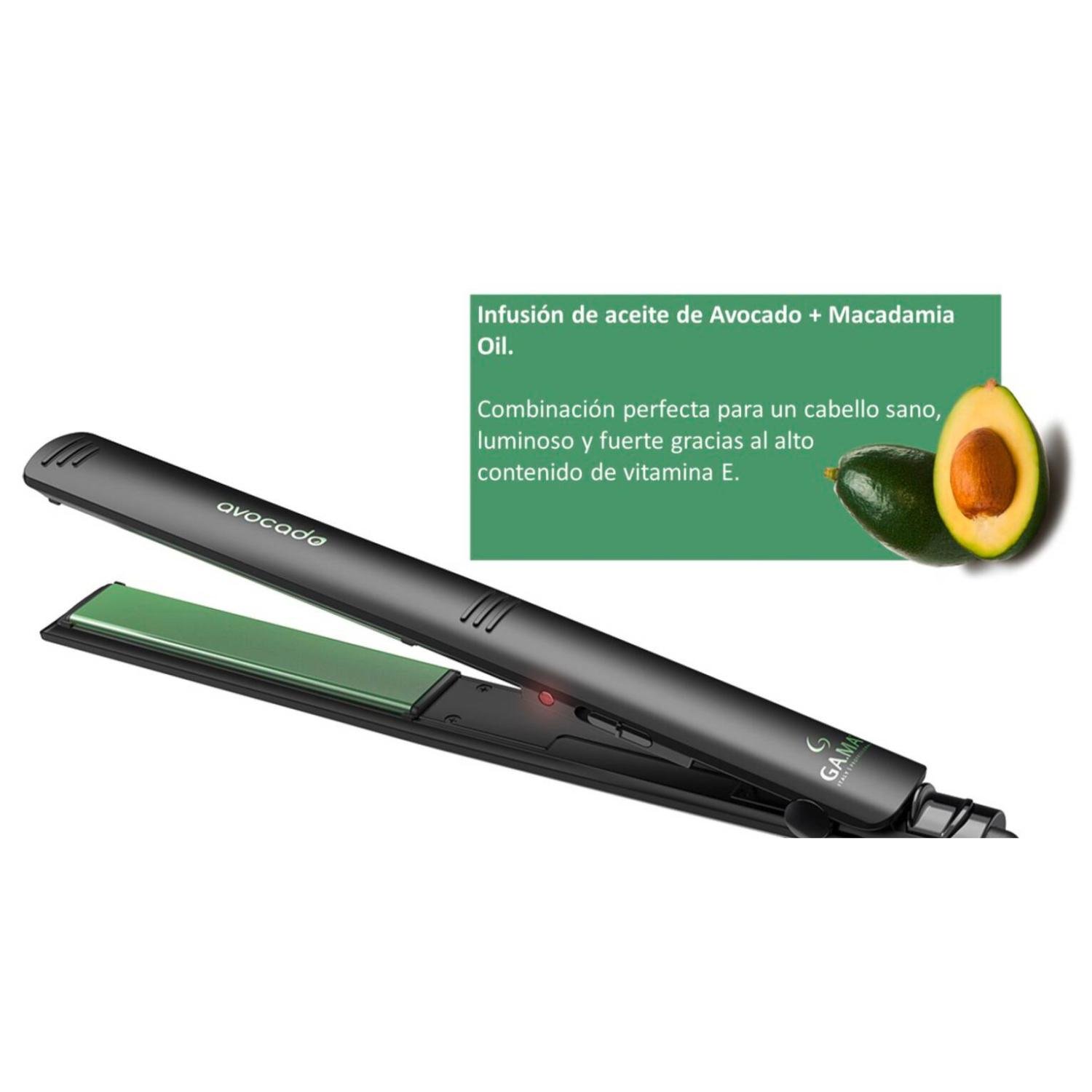 GAMA ALISADOR PLANCHA DE PELO 230°C CERAMICA AVOCADO STD GAMA