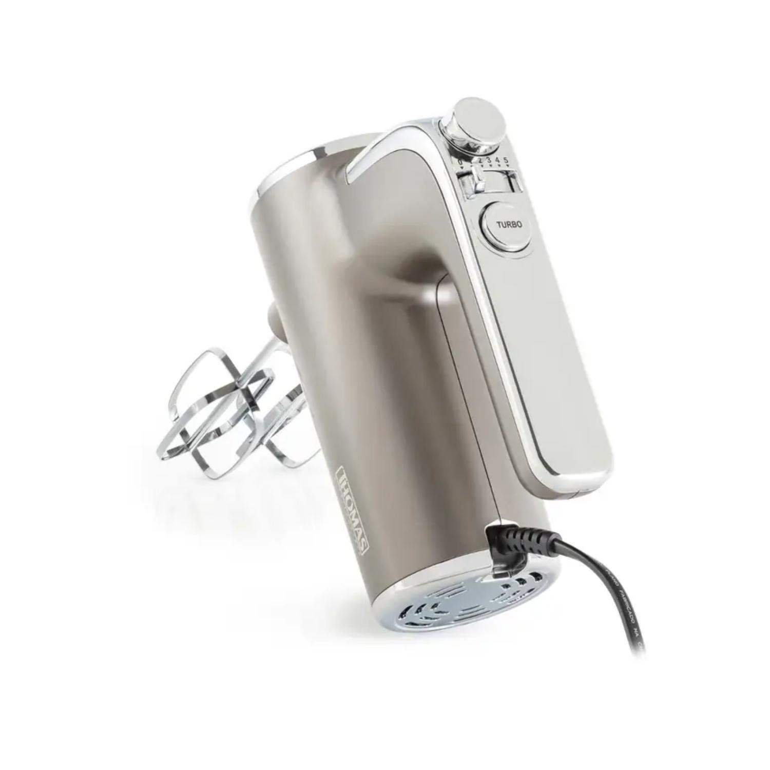BATIDORA THOMAS TH-8845M MANO 5VEL + TURBO 400W ACCESORIOS - 3