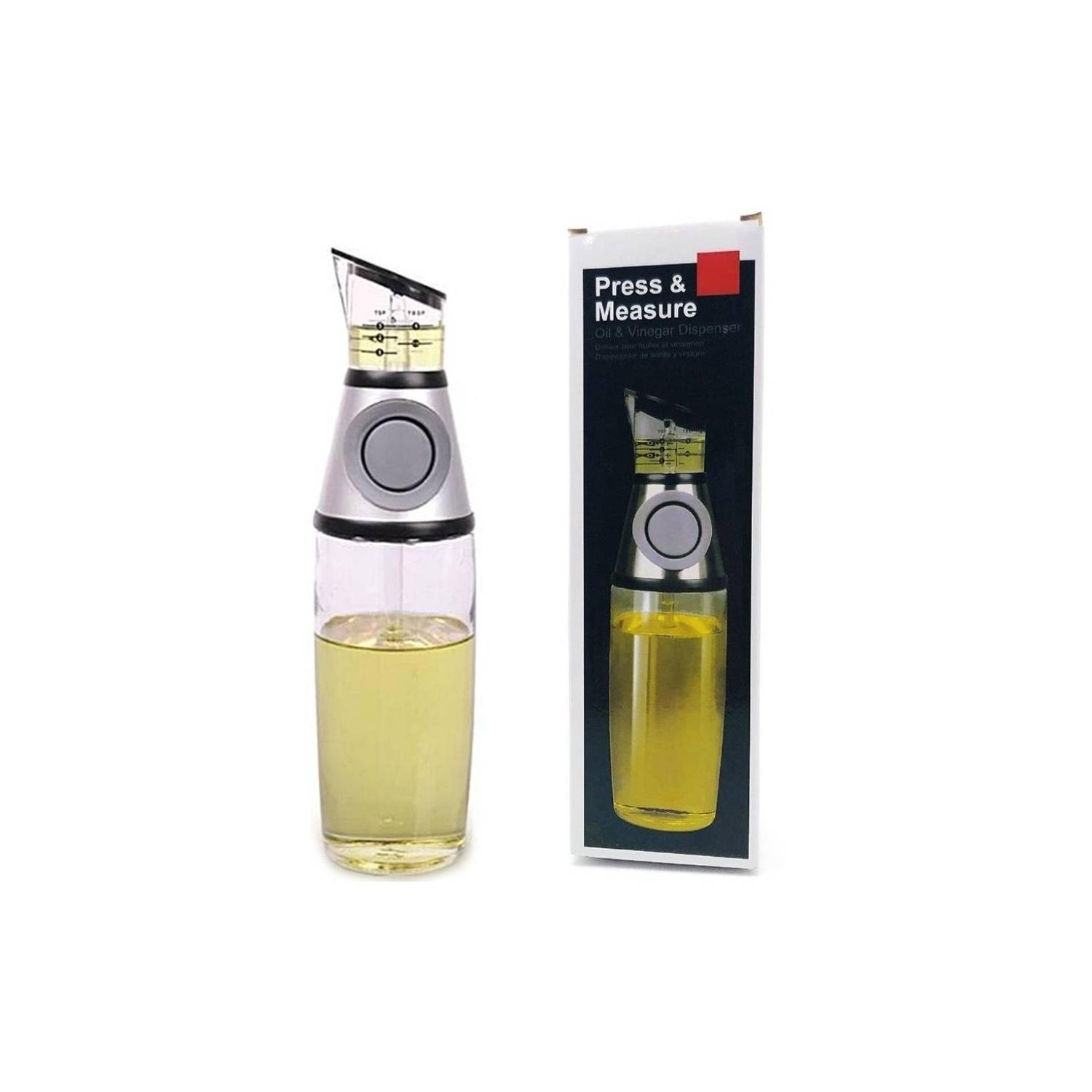 DISPENSADOR TOTALUPGRATE ACEITE O VINAGRE COCINA 500 ML VIDRIO - 2