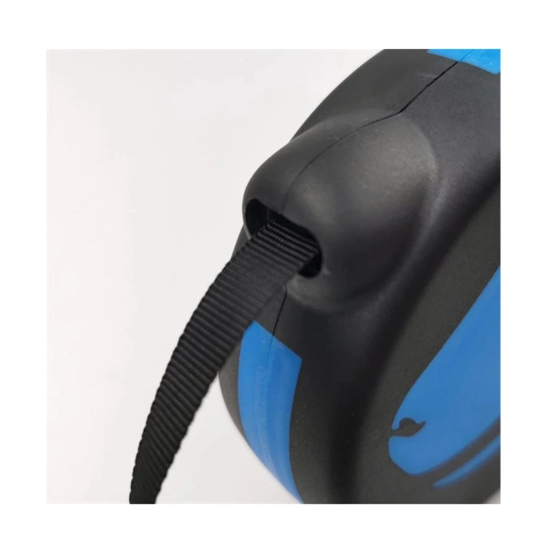 CORREA PERROS GATOS CUERDA RETRACTIL 5M FLEXIBLE PASEO TOTALUPGRATE AZUL - 2