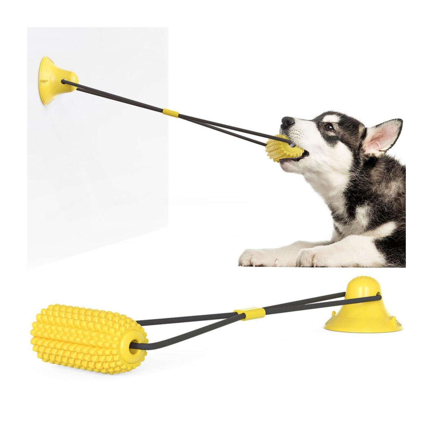 JUGUETE PERROS GATOS TOTALUPGRATE CON VENTOSA HALAR Y MORDER - 2